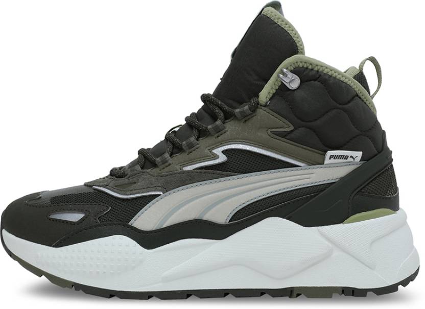 Puma RS-X Hi Dark Olive-Vapor Gray Men's Lifestyle Shoes-39271807