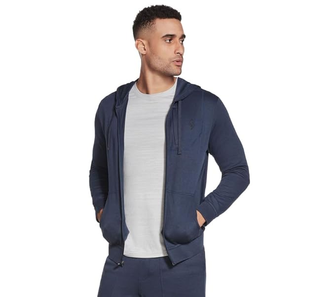 Skechers GOKNIT PIQUE FZ Men's Jacket-M3JA154A-CHAR