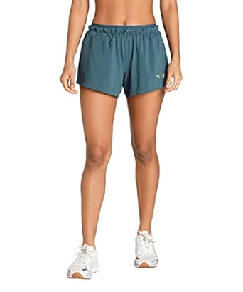 Front view of PUMA Women's Running Crew, showcasing the breathable fabric, relaxed fit, and signature PUMA logo for a comfortable, stylish activewear look.