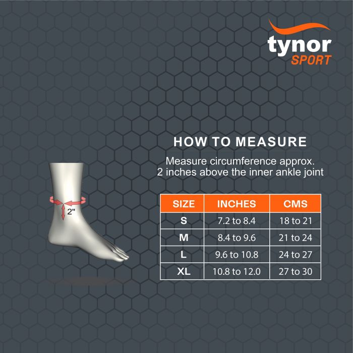 Tynor ANKLE SUPPORT AIR PRO N.O Unisex Ankle Support-126000400906001