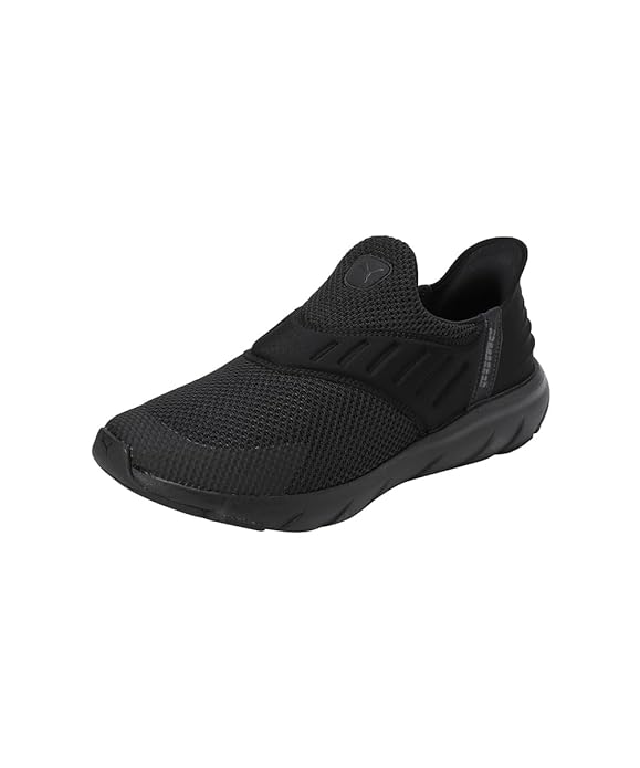 Side view of PUMA Men's Lifestyle Lace-Up Sneakers, showcasing the sleek design, breathable upper, cushioned insole, and iconic PUMA logo, designed for comfort and style in everyday wear.