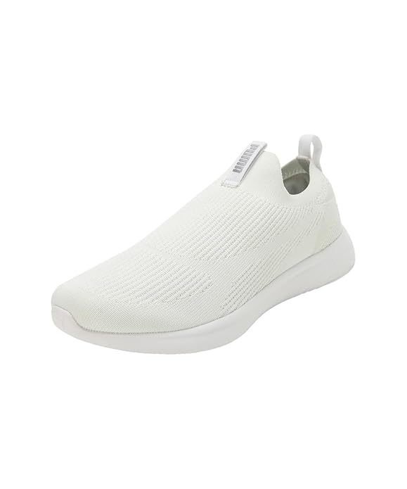 Side view of PUMA Men's Running Lace-Up Sneakers, showcasing the breathable upper, cushioned midsole, durable outsole, and iconic PUMA logo, designed for comfort and performance in running.