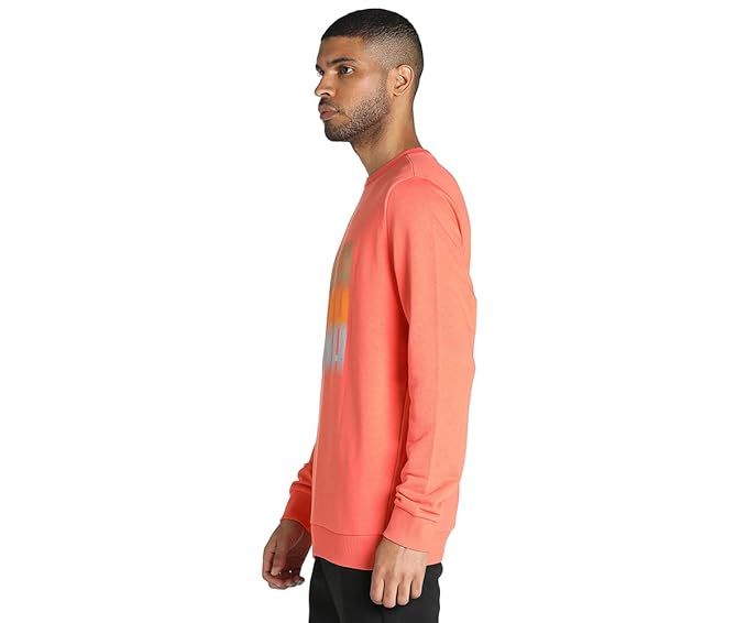 Puma Summer Squeeze crew II Salmon Men's Sweatshirt-67319835