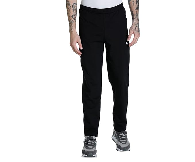 Puma Zippered Jersey Sweatpants Puma Black Men's Sweatpants-58825499