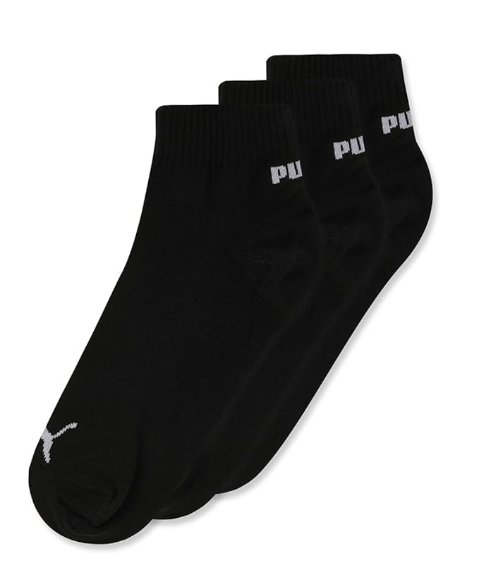 Puma Quarter 3p Unisex PUMA Black-PUMA W Unisex Socks-68552101