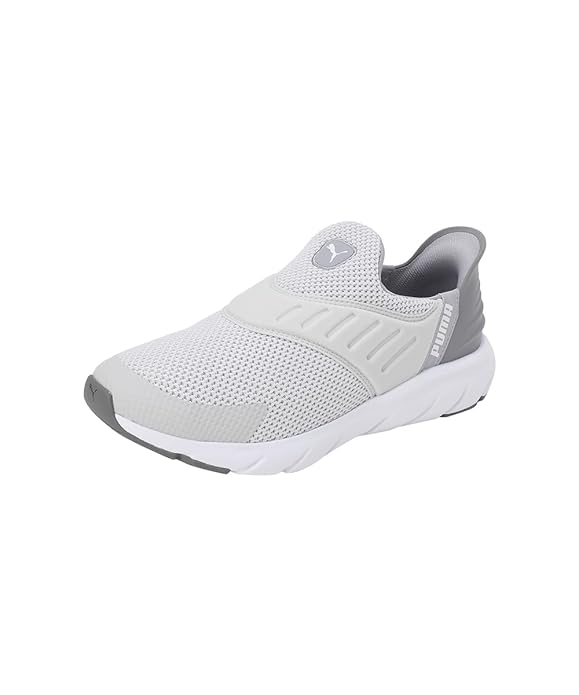 Side view of PUMA Men's Lifestyle Lace-Up Sneakers, showcasing the sleek design, breathable upper, cushioned insole, and iconic PUMA logo, designed for comfort and style in everyday wear.