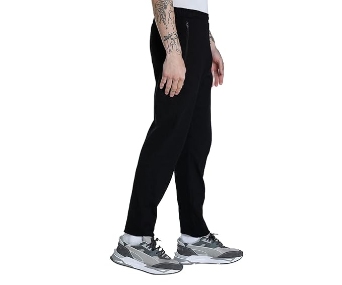 Puma Zippered Jersey Sweatpants Puma Black Men's Sweatpants-58825499