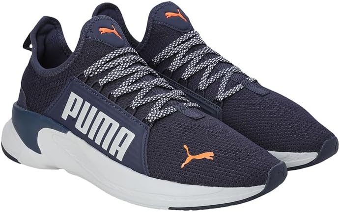 Puma Softride Premier Slip-On PUMA Navy-Plati Men's Casual Shoes-37654012