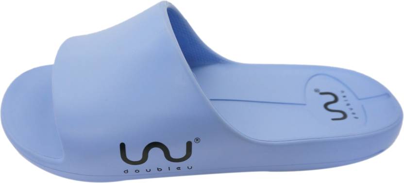 Doubleu Milano Women Comfortable & Light Weight Lilac Slide - 7202