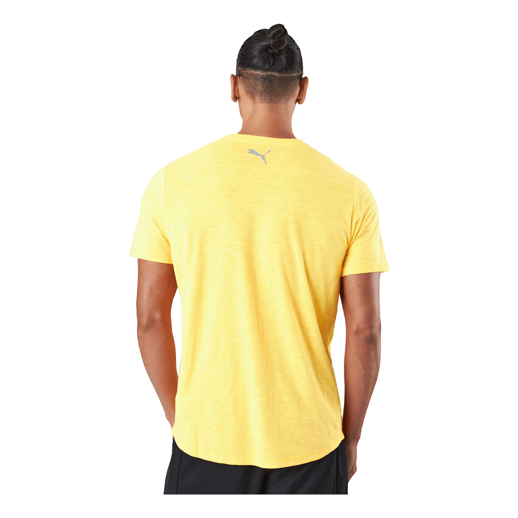 Puma RUN LOGO SS TEE M Sun Stream Men's T-Shirt-66030538