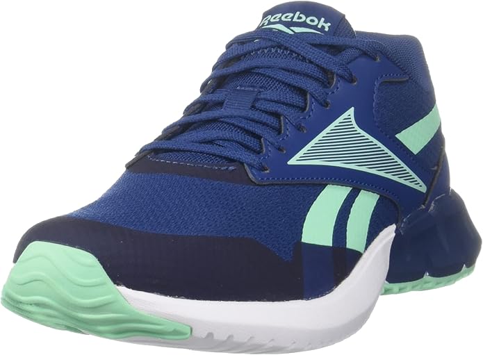 A close-up of the Reebok Ztaur Run showcasing its breathable upper, cushioned sole, and sleek lace-up design for active women.