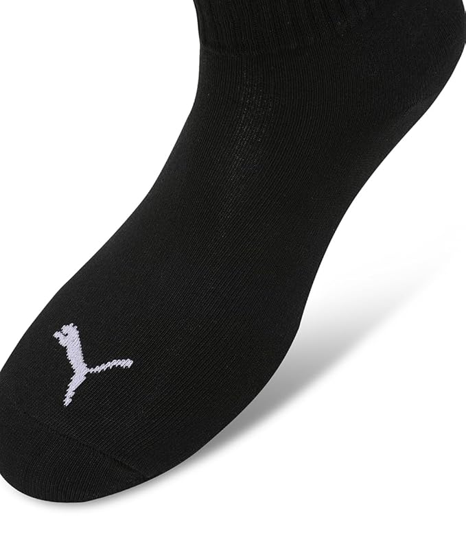 Puma Quarter 3p Unisex PUMA Black-PUMA W Unisex Socks-68552101