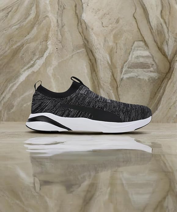 Puma Softride Rift Runlyn Knit PUMA Black-Coo Men's Casual Shoes