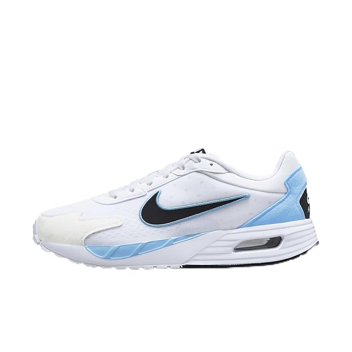 The image shows a pair of men’s Nike lifestyle shoes, highlighting their sleek design and comfortable cushioning.