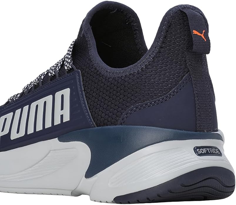 Puma Softride Premier Slip-On PUMA Navy-Plati Men's Casual Shoes-37654012