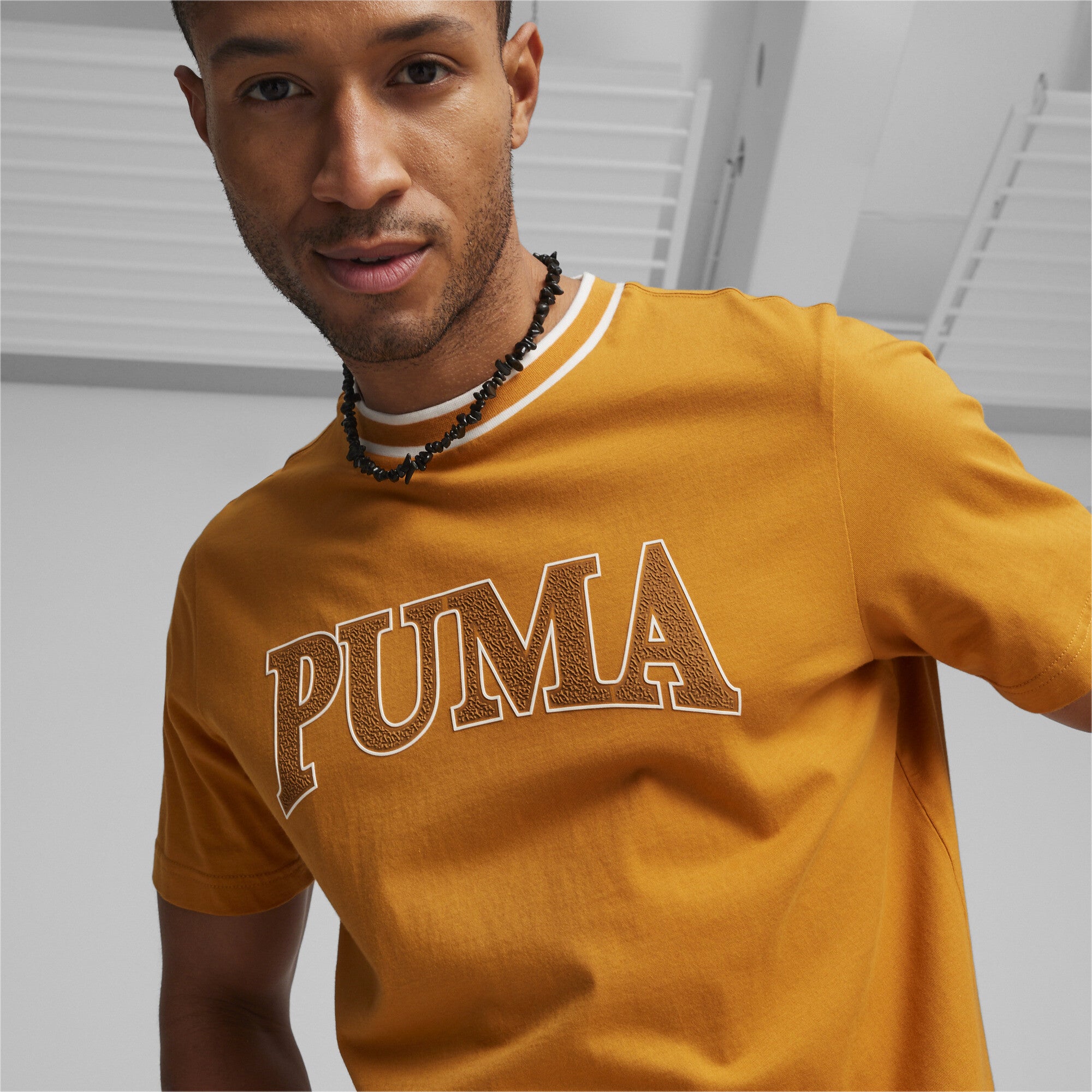 Puma PUMA SQUAD Big Graphic Tee Ginger Tea Men's T-Shirt-67896791