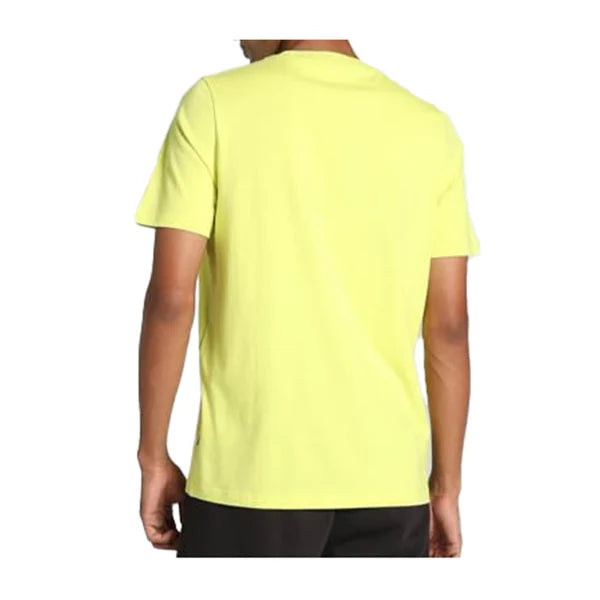 Puma ESS+ LOGO LAB Tee Lime Sheen Men's T-Shirts