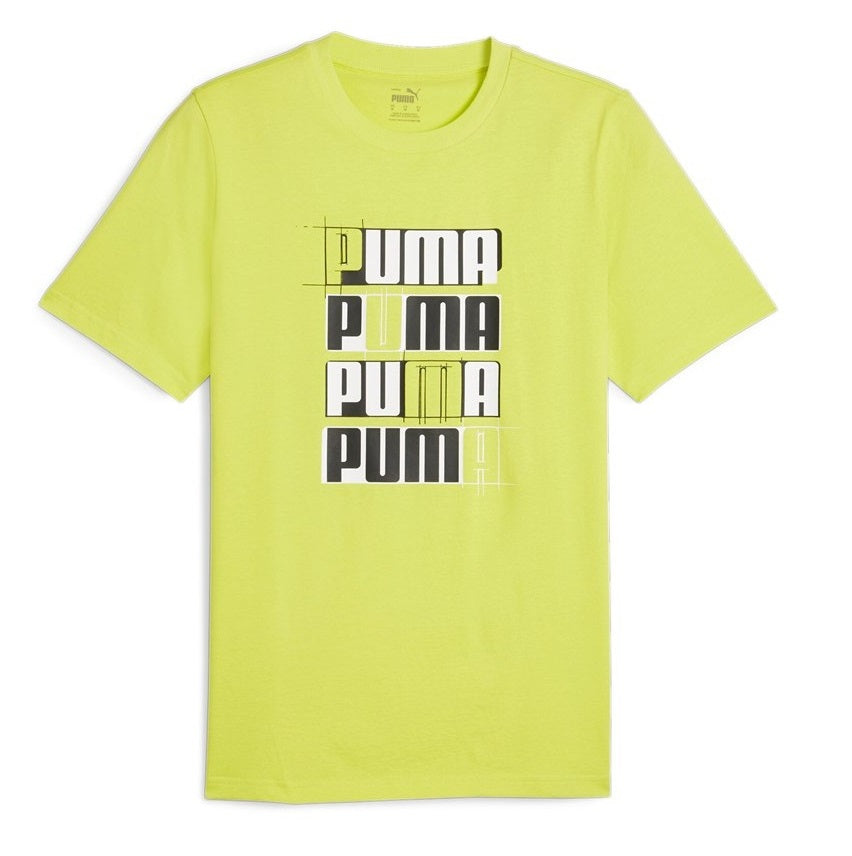 Front view of PUMA Men's Crew, showcasing its relaxed fit, modern design, and iconic logo for a casual and stylish look.