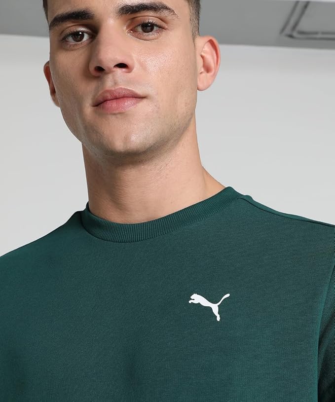 Puma Crew TR Calming Green Men's Sweatshirt-84705540