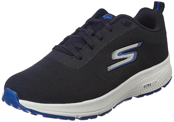 Mens laceup running shoes with breathable mesh upper and responsive midsole for comfort