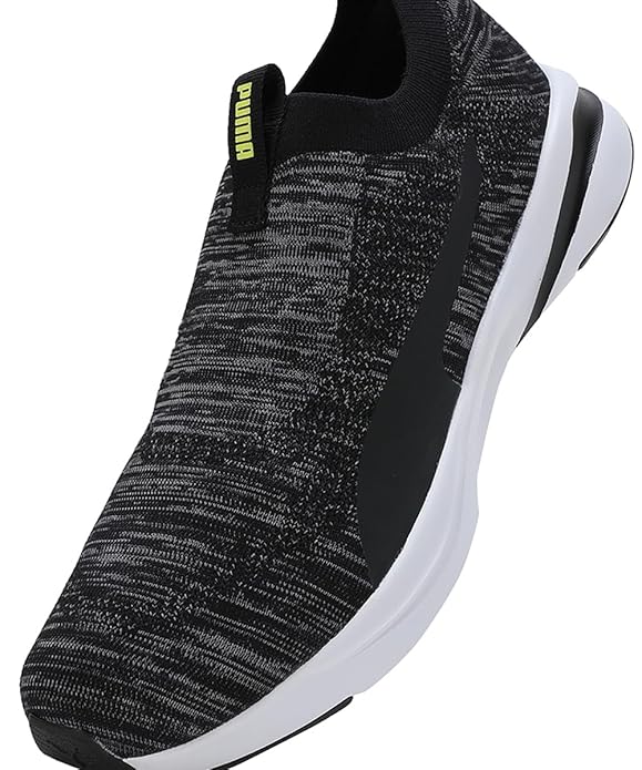 Puma Softride Rift Runlyn Knit PUMA Black-Coo Men's Casual Shoes