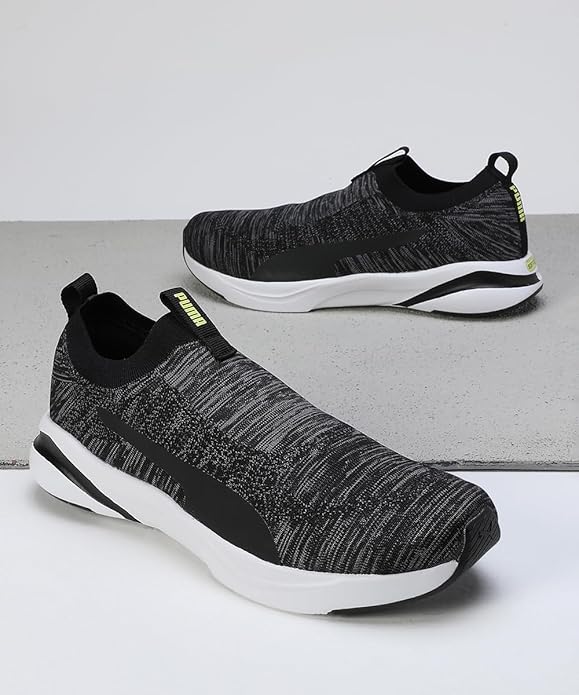 Puma Softride Rift Runlyn Knit PUMA Black-Coo Men's Casual Shoes