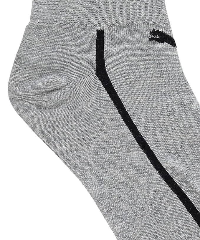 Puma Quarter 1p Unisex Light Gray Heathe Unisex Socks-68551703