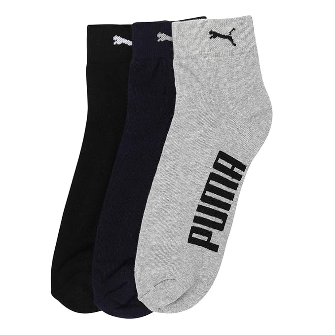 Puma ANKLE LENGTH HALF TERRY 3P Celandine-PUM Men's Pack of 3 Socks-68913803