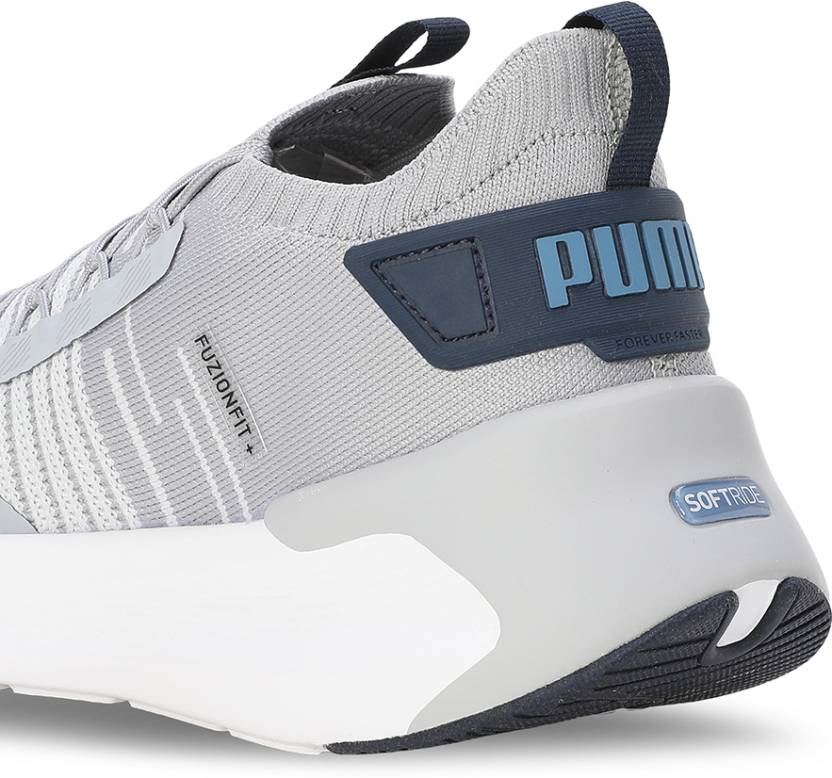 Puma Softride Symmetry Fuzion Gray Fog-Silver Men's Lifestyle Shoes-31012706