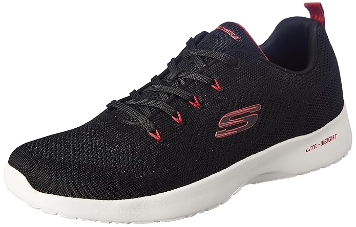 SKECHERS DYNAMIGHT MEN'S LACE UP ACTIVE SHOES - 894303ID-BKRD