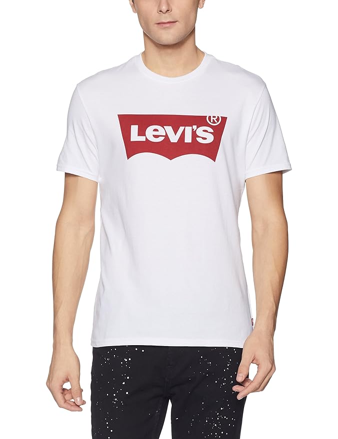 LEVIS Men's Brand Logo Crew Neck T-shirt