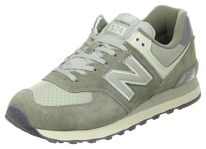 A side-angle view of New Balance men's lifestyle shoes showcasing the retro basketball-inspired design durable leather upper lace-up closure and premium craftsmanship placed on a clean background to highlight their unique features.