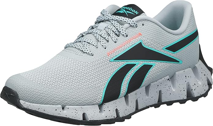 A side view of the Reebok Zig Dynamica 2 Adventure showcasing its ZigTech cushioning, rugged outsole, and durable design perfect for outdoor exploration and performance.