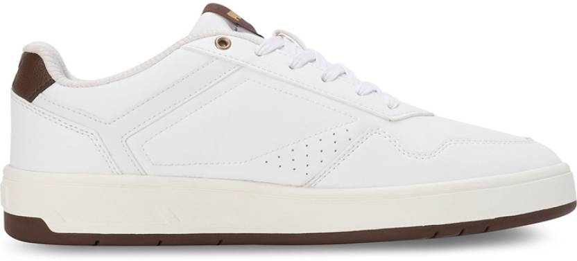 Puma Court classic Res PUMA White-Chestnut Br Men's Casual Shoes