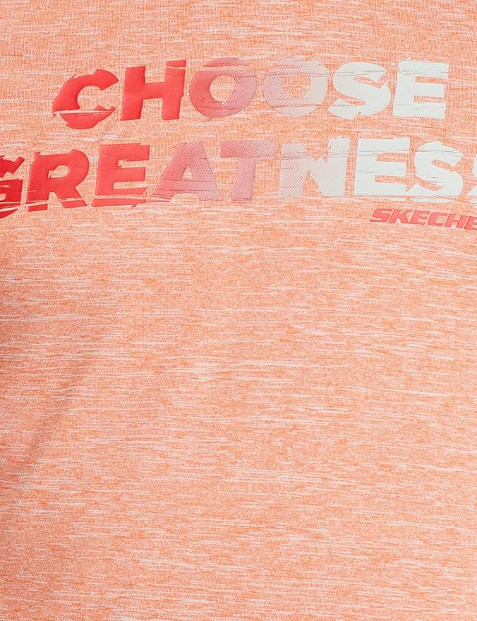 Skechers CHOOSE GREATNESS GRAPHIC TEE Men's T-Shirt-M1TS324A-ORG