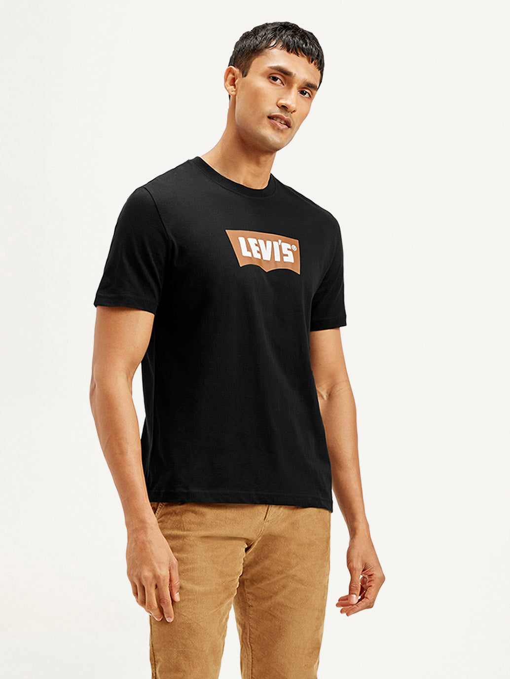 LEVIS Men's Brand Logo Crew Neck T-shirt