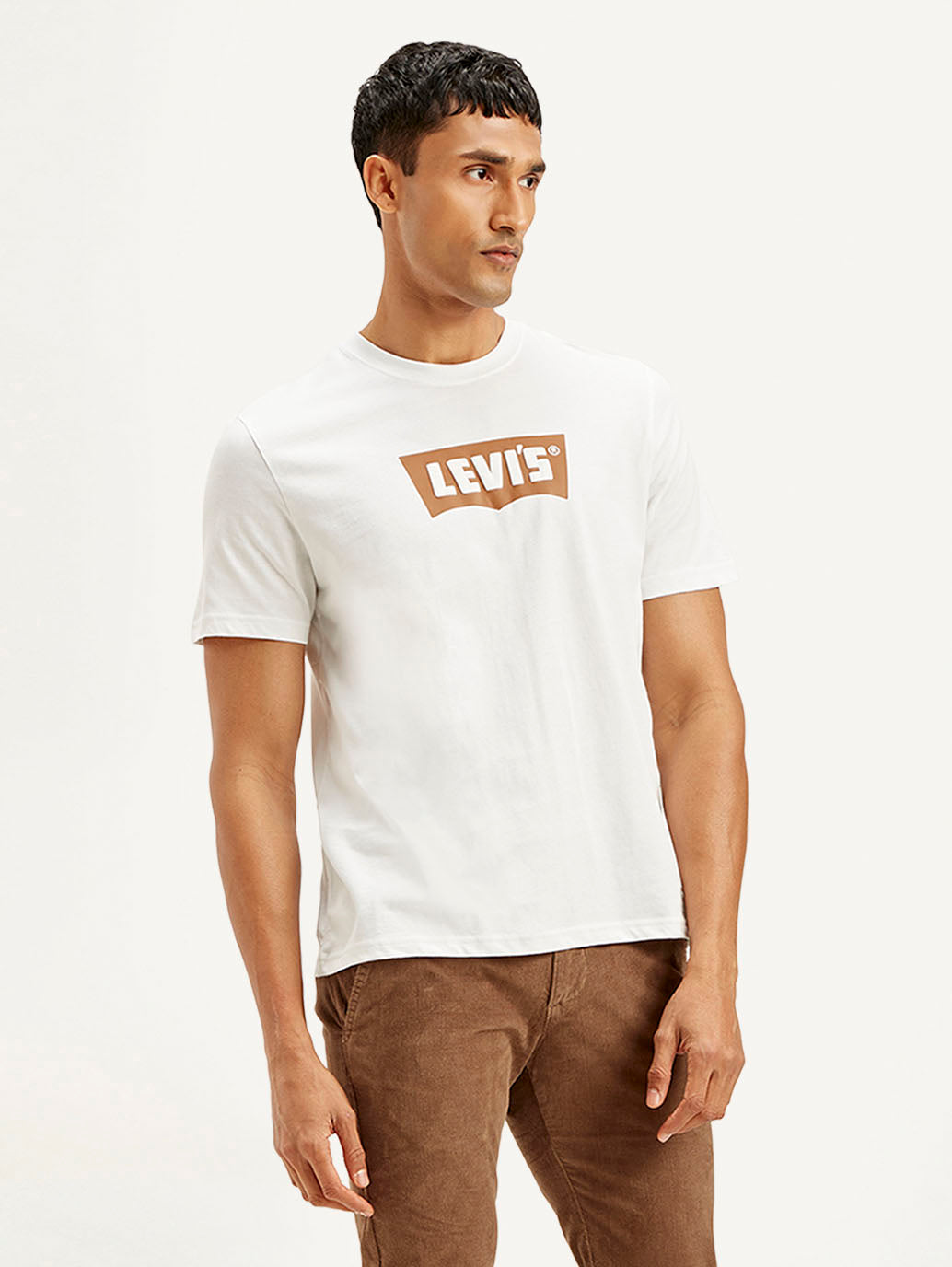 LEVIS Men's Brand Logo Crew Neck T-shirt