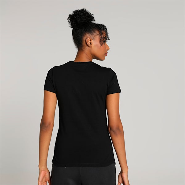 Puma Classics Logo Tee Puma Black Women's T-Shirt-62835201