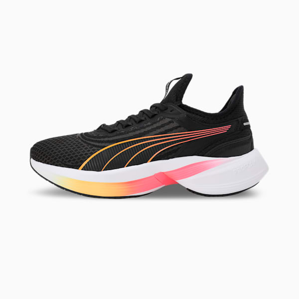 Side view of PUMA Men's Lifestyle Lace-Up Sneakers, showcasing the sleek design, breathable upper, cushioned insole, and iconic PUMA logo, designed for comfort and style in everyday wear.