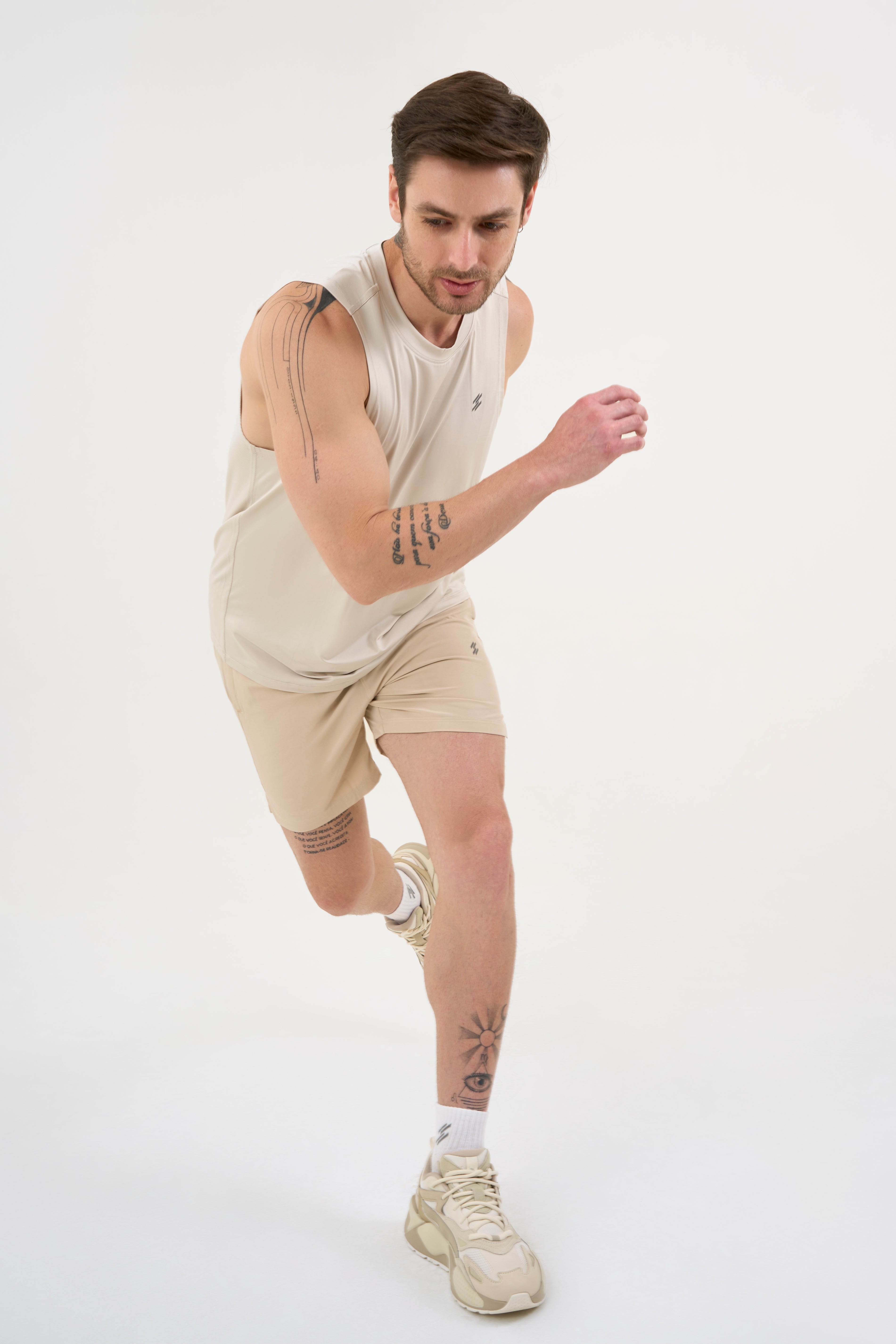 DCYPHR Men's AUSM5X™ Shorts-Ivory Mist