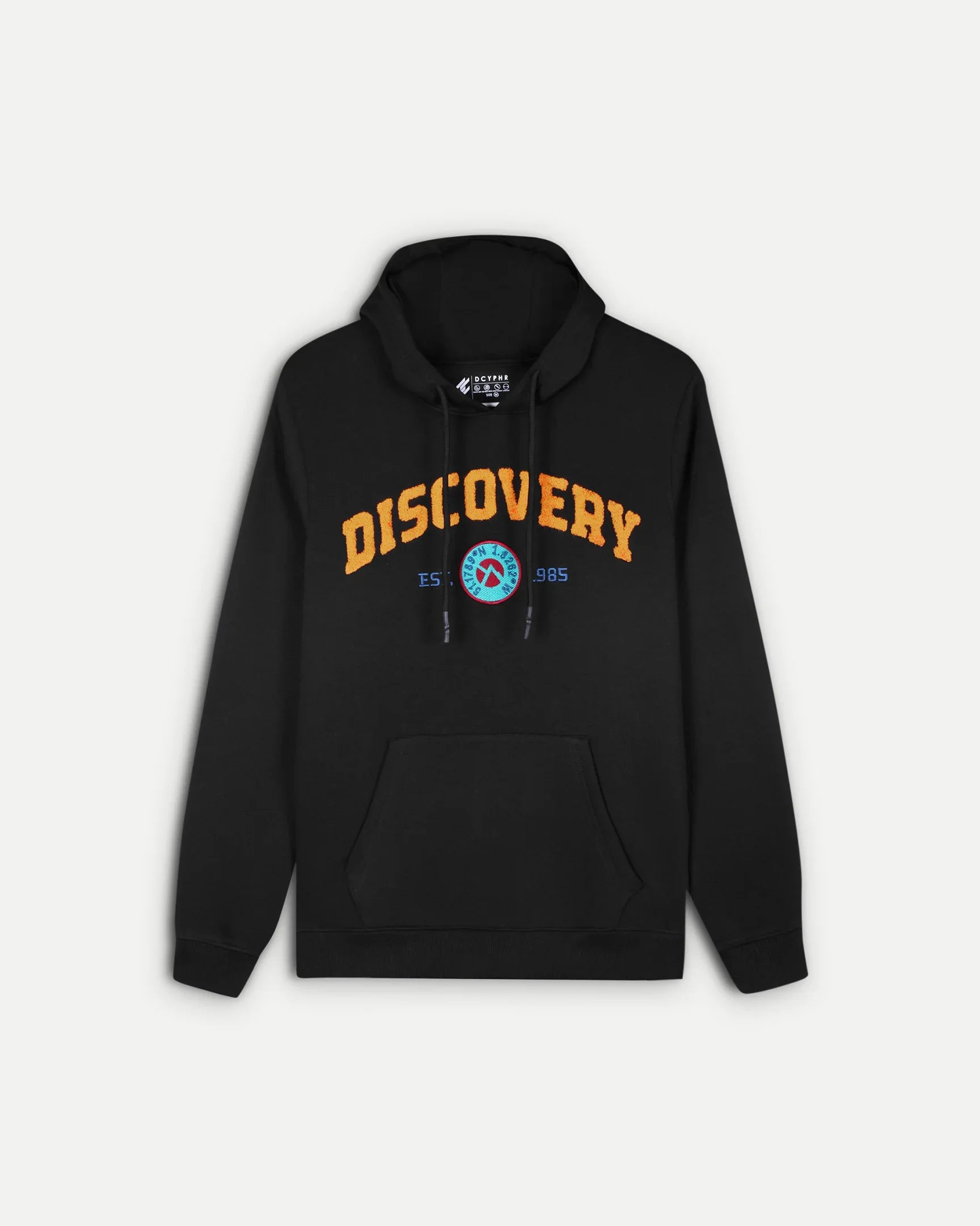 DCYPHR DISCOVERY Varsity 1985 Hoodie - Black