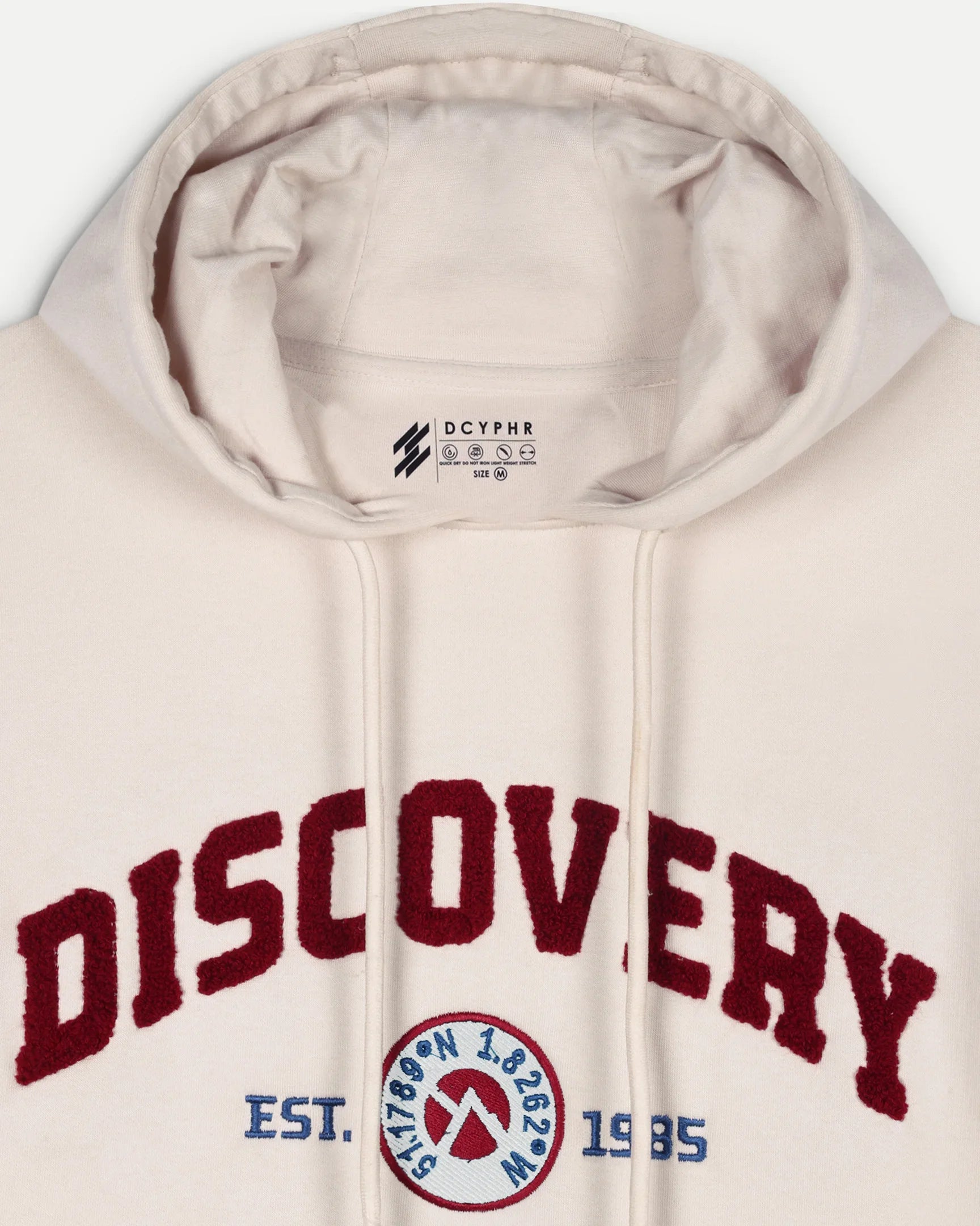 DCYPHR DISCOVERY Varsity 1985 Hoodie - Black