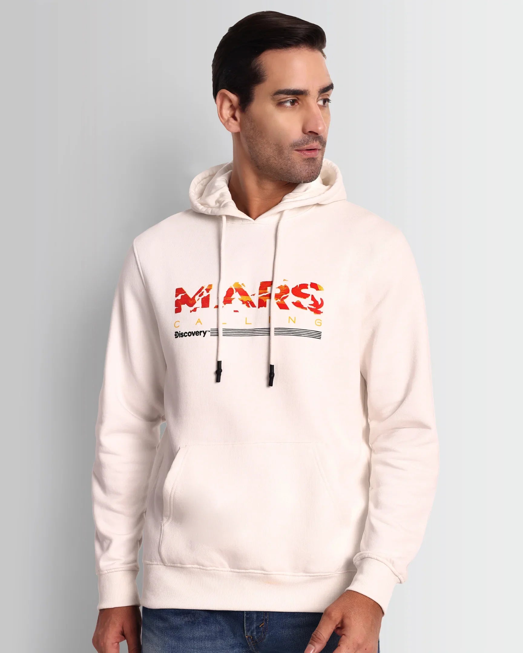 DCYPHR DISCOVERY Mars Calling Hoodie - Optic White