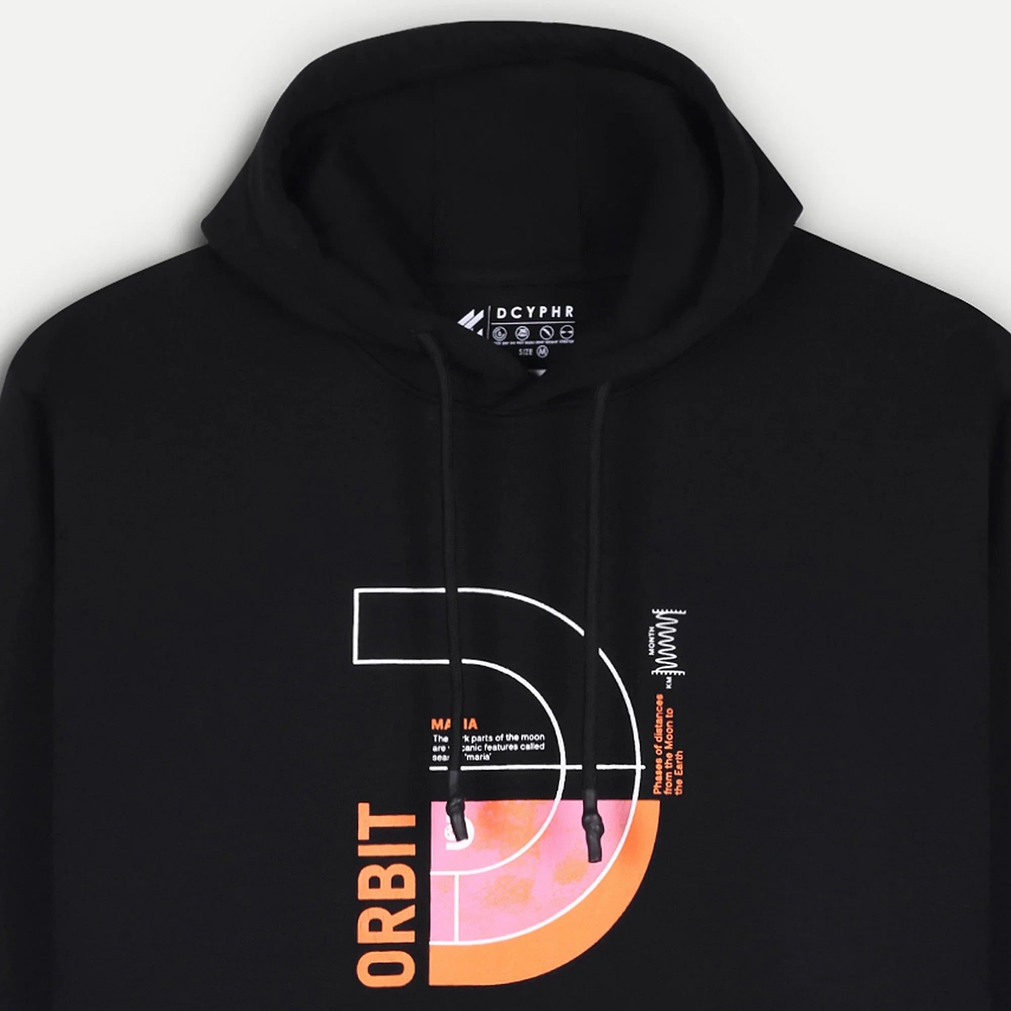 DCYPHR DISCOVERY Moon Explorer Hoodie - Black