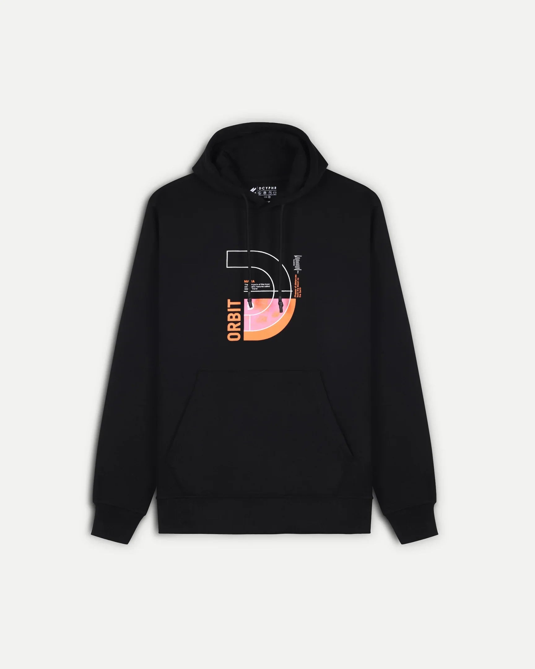 DCYPHR DISCOVERY Moon Explorer Hoodie - Black