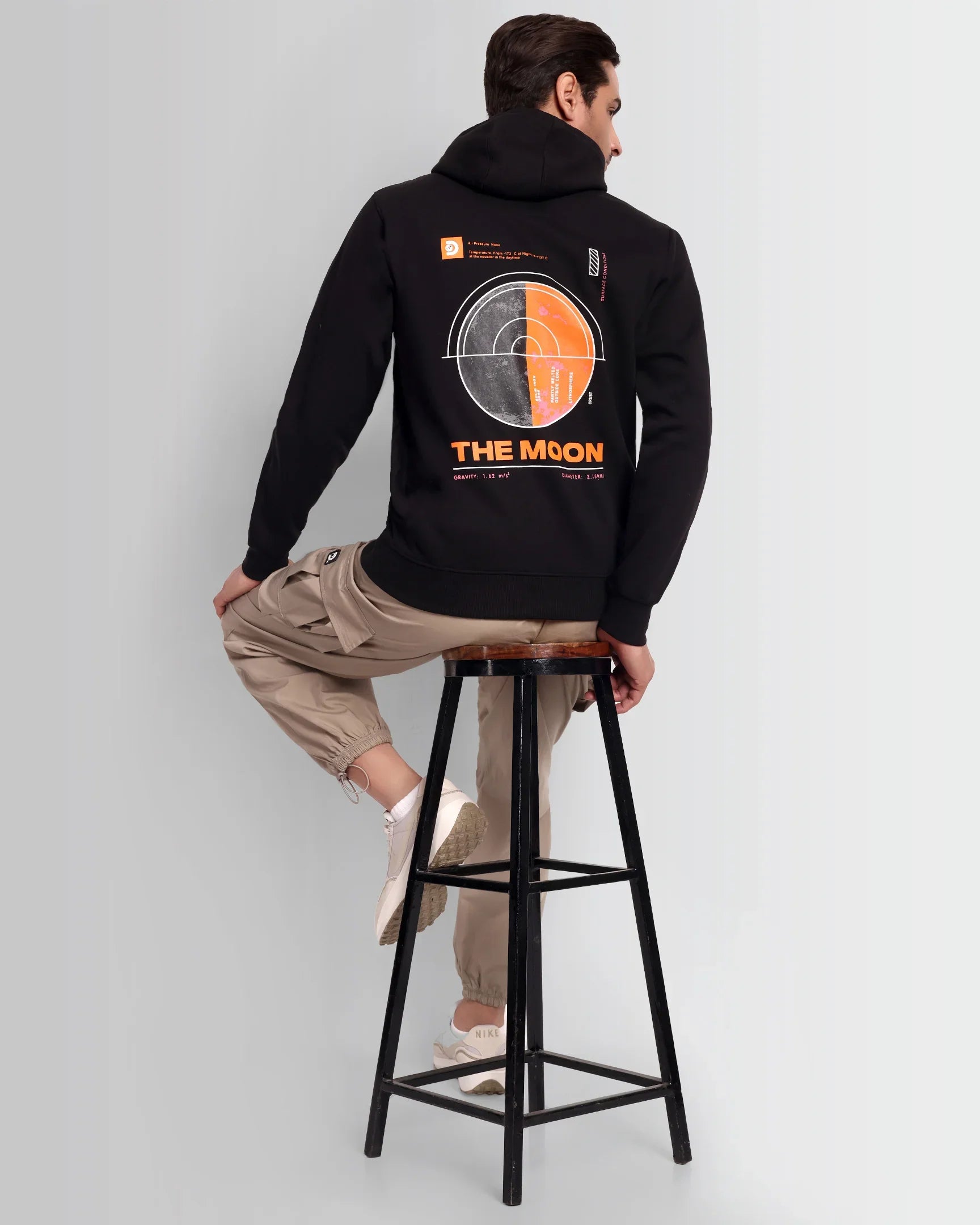 DCYPHR DISCOVERY Moon Explorer Hoodie - Black