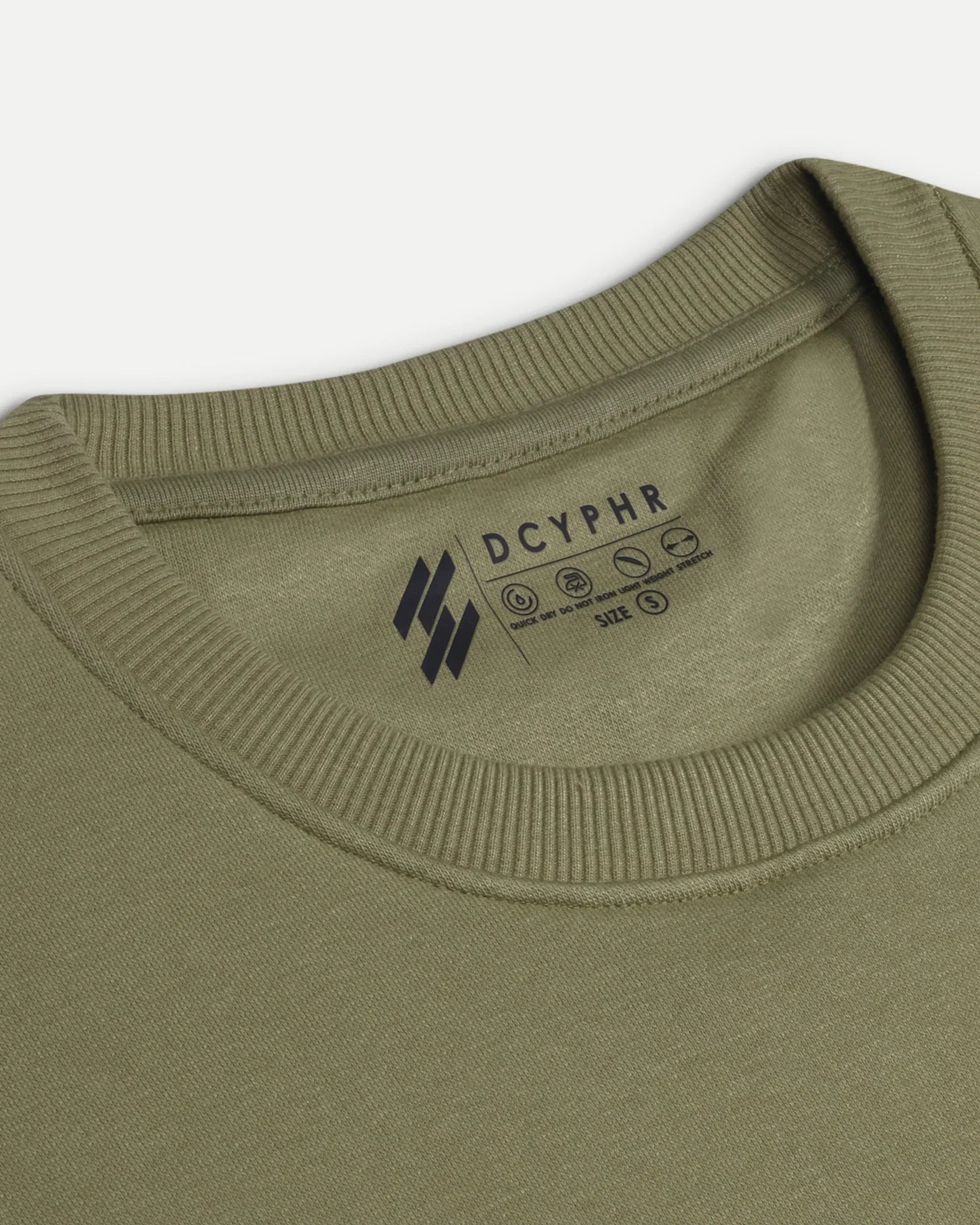 DCYPHR DISCOVERY Brand Affinity Sweatshirt - Green Olive