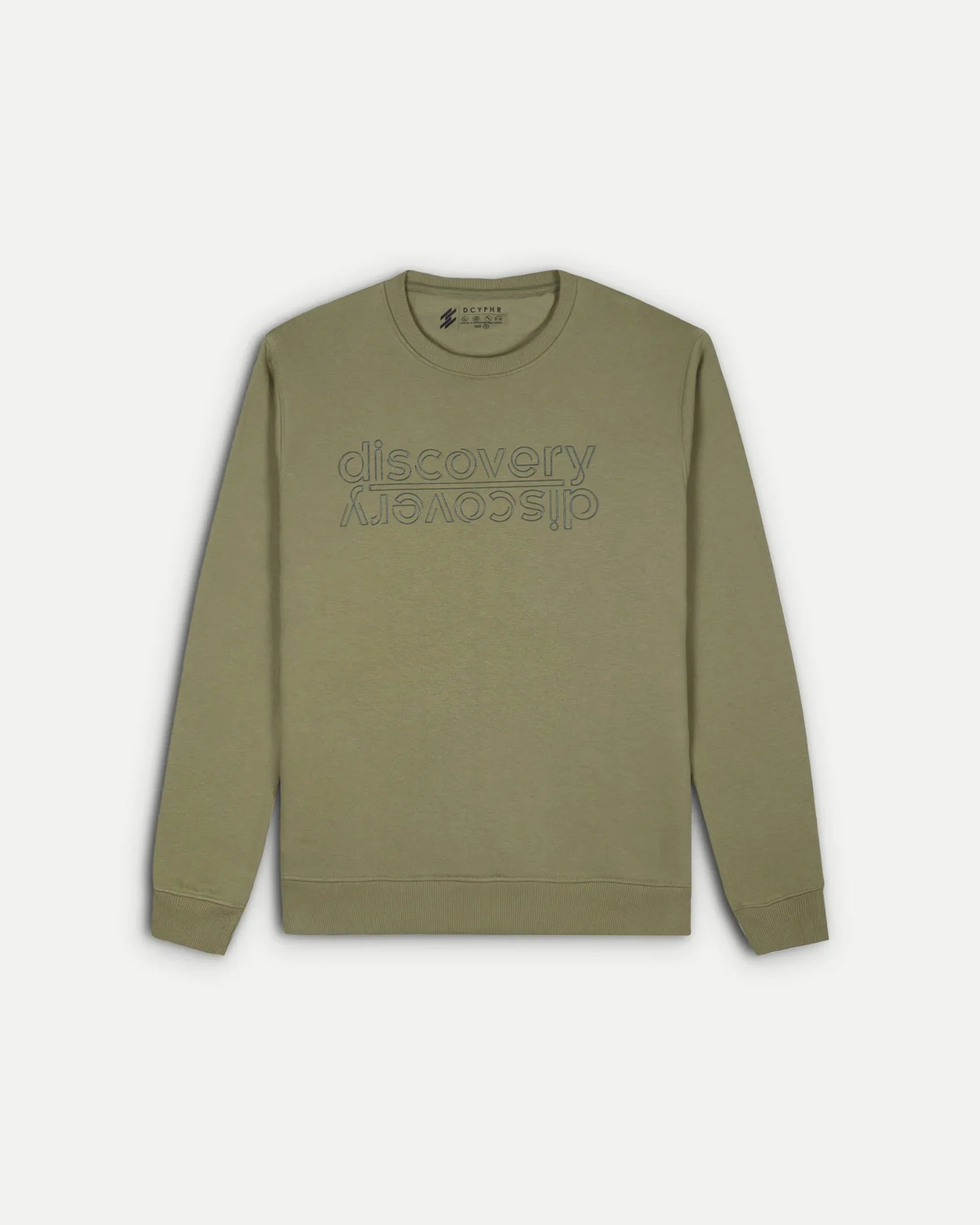 DCYPHR DISCOVERY Brand Affinity Sweatshirt - Green Olive