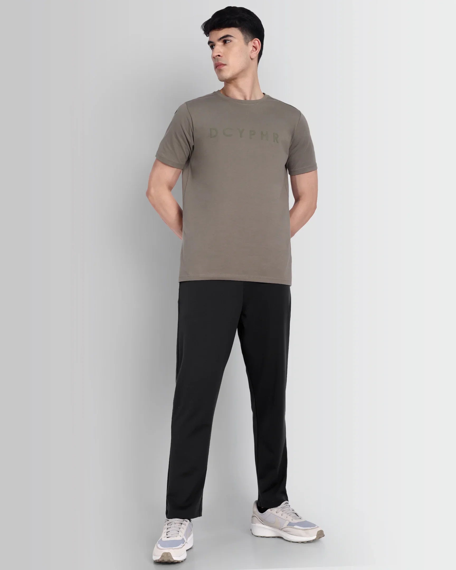 DCYPHR Soft Jersey Track Pants - Dark Grey