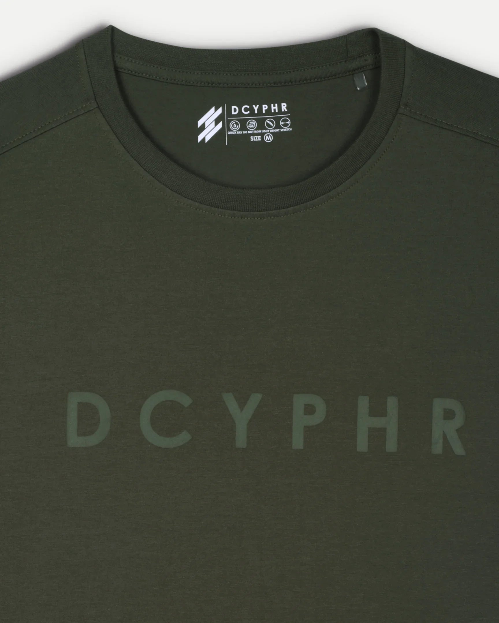 DCYPHR Essentials Stretch Brand Tee - Autumn Ember